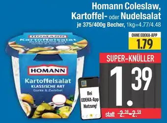 Edeka Homann coleslaw, kartoffel- oder nudelsalat Angebot