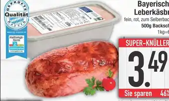 Edeka Qualität bayern bayerischer leberkäse Angebot