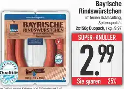 Edeka Edeka bayrische rindswürstchen Angebot