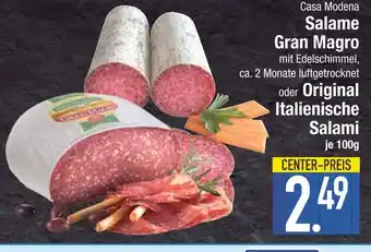 Edeka Casa modena salame gran magro oder original italienische salami Angebot