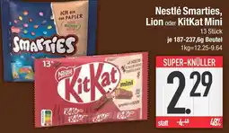 Edeka Nestlé smarties oder kitkat mini Angebot