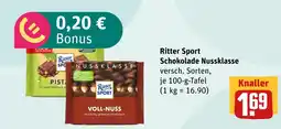 boni Center Ritter sport schokolade nussklasse Angebot