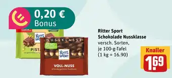 boni Center Ritter sport schokolade nussklasse Angebot