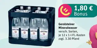 akzenta Gerolsteiner mineralwasser Angebot