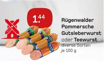 boni Center Rügenwalder pommersche gutsleberwurst oder teewurst Angebot