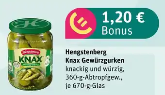 akzenta Hengstenberg knax gewürzgurken Angebot