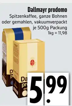 Edeka Dallmayr prodomo dallmayr prodomo Angebot