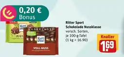 akzenta Ritter sport schokolade nussklasse Angebot