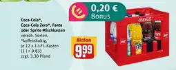 akzenta Coca-cola oder coca-cola zero oder fanta oder sprite mischkasten Angebot