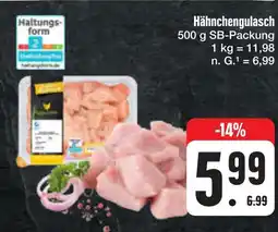 E-Center Haltungsform hähnchengulasch Angebot