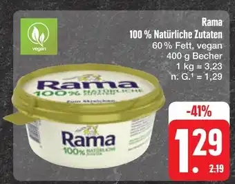 E-Center Rama 100 % natürliche zutaten Angebot