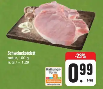 E-Center Schweinekotelett Angebot