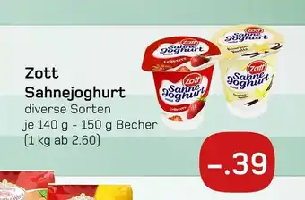 boni Center Zott sahnejoghurt Angebot