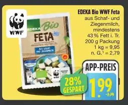 E-Center Edeka bio wwf feta Angebot