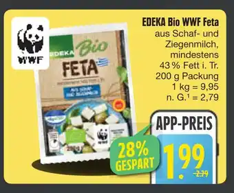 E-Center Edeka bio wwf feta Angebot