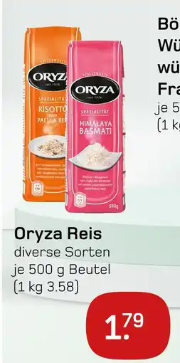 boni Center Oryza risotto und paella reis oder himalaya basmati Angebot