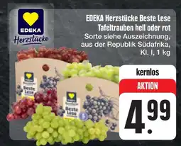 E-Center Edeka herzstücke beste lese tafeltrauben hell oder rot Angebot