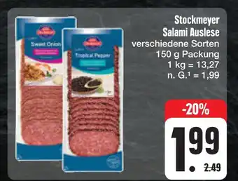 E-Center Stockmeyer salami auslese Angebot