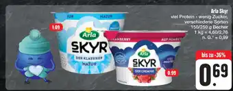 E-Center Arla skyr der klassiker natur oder skyr der cremige auf himbeer Angebot