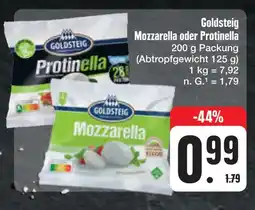 E-Center Goldsteig mozzarella oder protinella Angebot