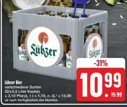 E-Center Lübzer lübzer bier Angebot