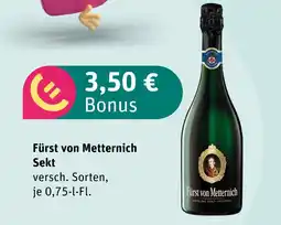 boni Center Fürst von metternich sekt Angebot