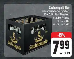 E-Center Sachsengold sachsengold bier Angebot