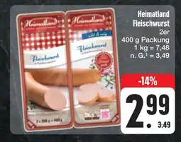 E-Center Heimatland fleischwurst Angebot