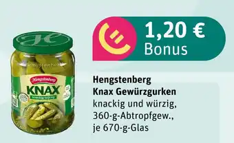 boni Center Hengstenberg knax gewürzgurken Angebot