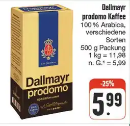 nah & gut Dallmayr prodomo kaffee Angebot