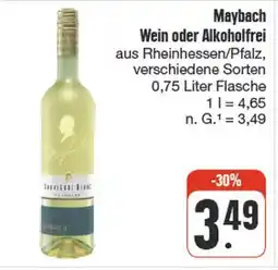 nah & gut Maybach wein oder alkoholfrei Angebot