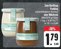 E-Center Zum dorfkrug pudding Angebot