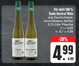 E-Center Für mich 100 % saale unstrut wein Angebot