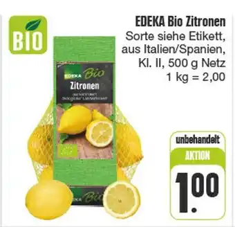 nah & gut Edeka bio zitronen Angebot