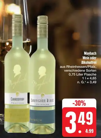 E-Center Maybach wein oder alkoholfrei Angebot