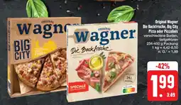 E-Center Wagner original wagner die backfrische, big city pizza oder piccolinis Angebot