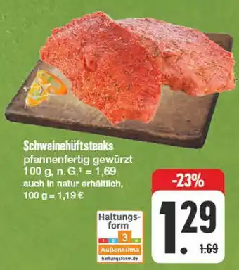 Edeka Haltungsform schweinehüftsteaks Angebot