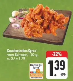 Edeka Geschnetzeltes gyros Angebot