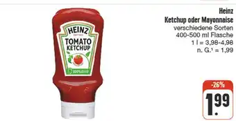 nah & gut Heinz ketchup oder mayonnaise Angebot