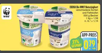 Edeka Edeka bio wwf naturjoghurt Angebot