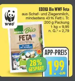 Edeka Edeka bio wwf feta Angebot