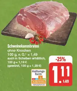 Edeka Haltungsform schweinekammbraten Angebot