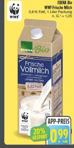 Edeka Edeka bio wwf frische milch Angebot