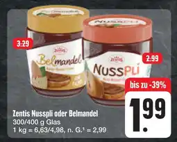 E-Center Zentis nusspli oder belmandel Angebot