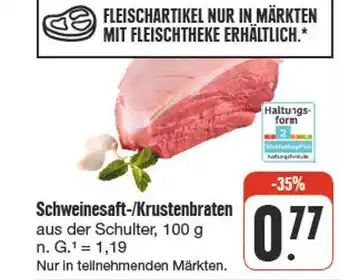 nah & gut Schweinesaft-/krustenbraten Angebot