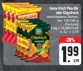 E-Center Funny-frisch pom-bär oder chipsfrisch Angebot