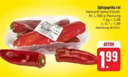 E-Center Spitzpaprika rot Angebot