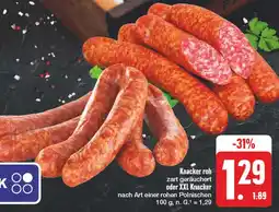 Edeka Knacker roh Angebot