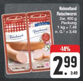 Edeka Heimatland fleischwurst Angebot