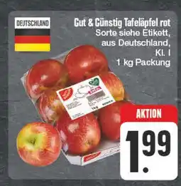 Edeka Gut & günstig tafeläpfel rot Angebot